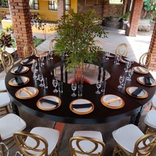 Mesa serpentina CDMX - Mesas para Banquetes